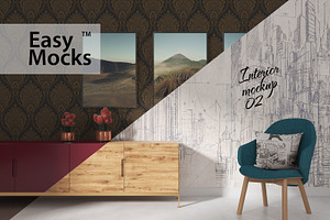 Interior and frames mockup 02
