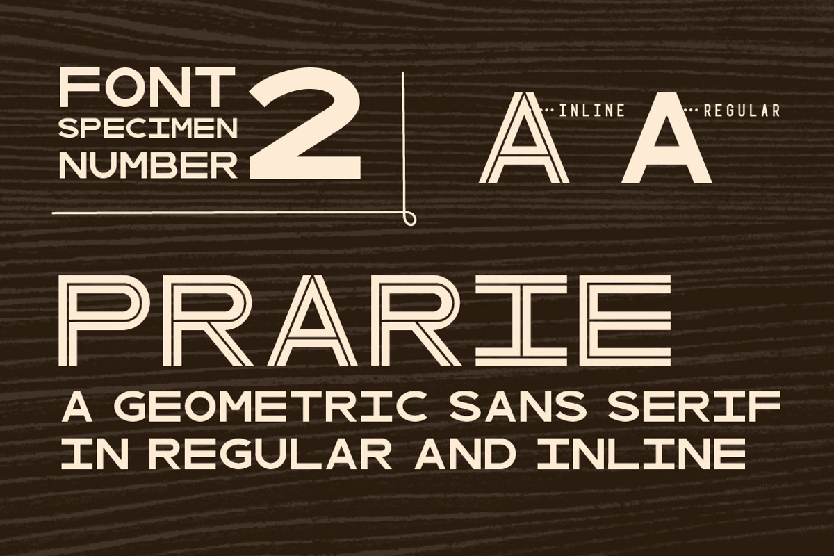 Wood Type Font Collection preview 6