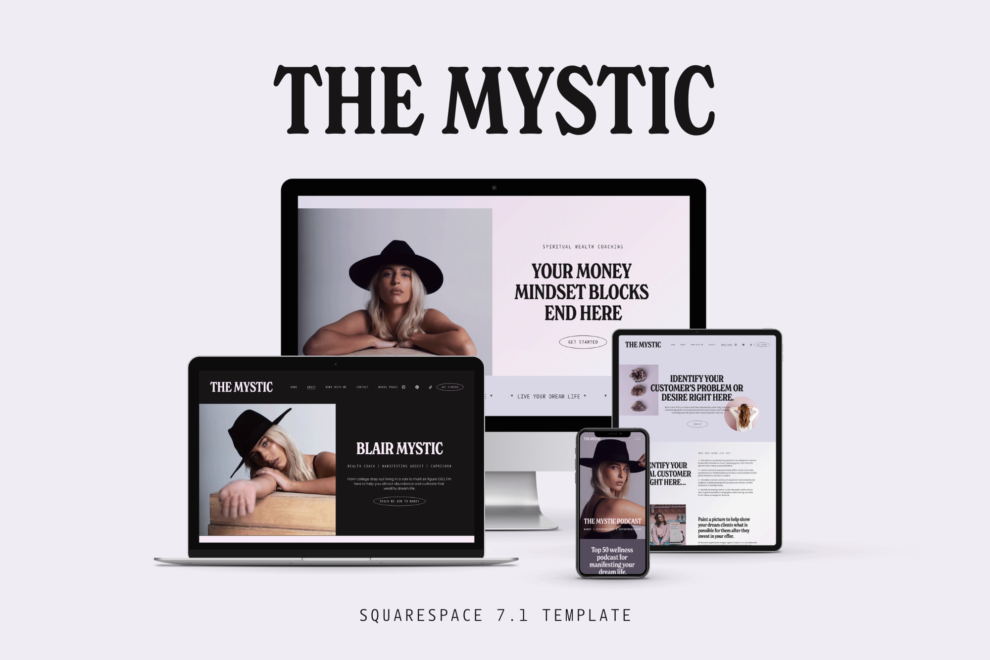 Squarespace Web Design Template, A Squarespace Template By Glo Design ...