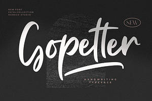 Gopetter Handwriting Font