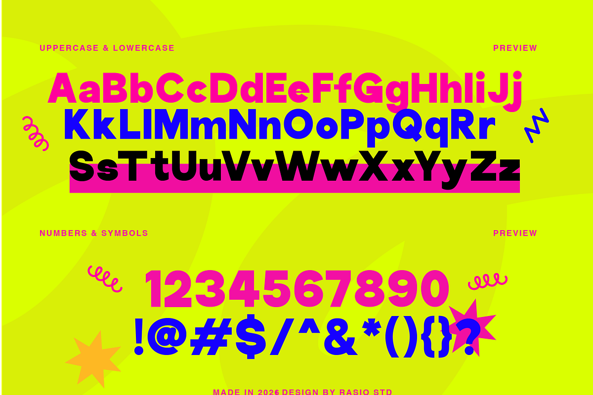 Miyoku Experimental Display Font, a Sans Serif Font by Rasio Studio (Photo 2 of 9)
