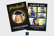 Graduation Announcement Template, a Card Template by Designscozy (Thumbnail 2 of 3)
