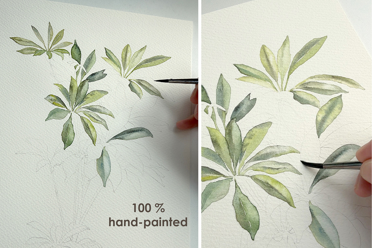 Garden Retreat botanical wall mural, a Wallpaper Graphic by Timofi Art (Photo 15 of 15)