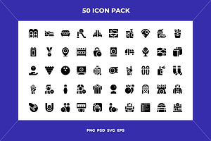 Bowling icons, an Outline Icon by Wencory