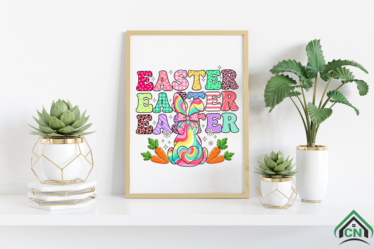 Happy Easter Png, Easter Bunny Png, an Illustration by Craft Nest (Photo 6 of 6)