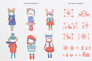 Cold weather, Warm friendship, a Seasonal Illustration by Marish (Thumbnail 4 of 9)