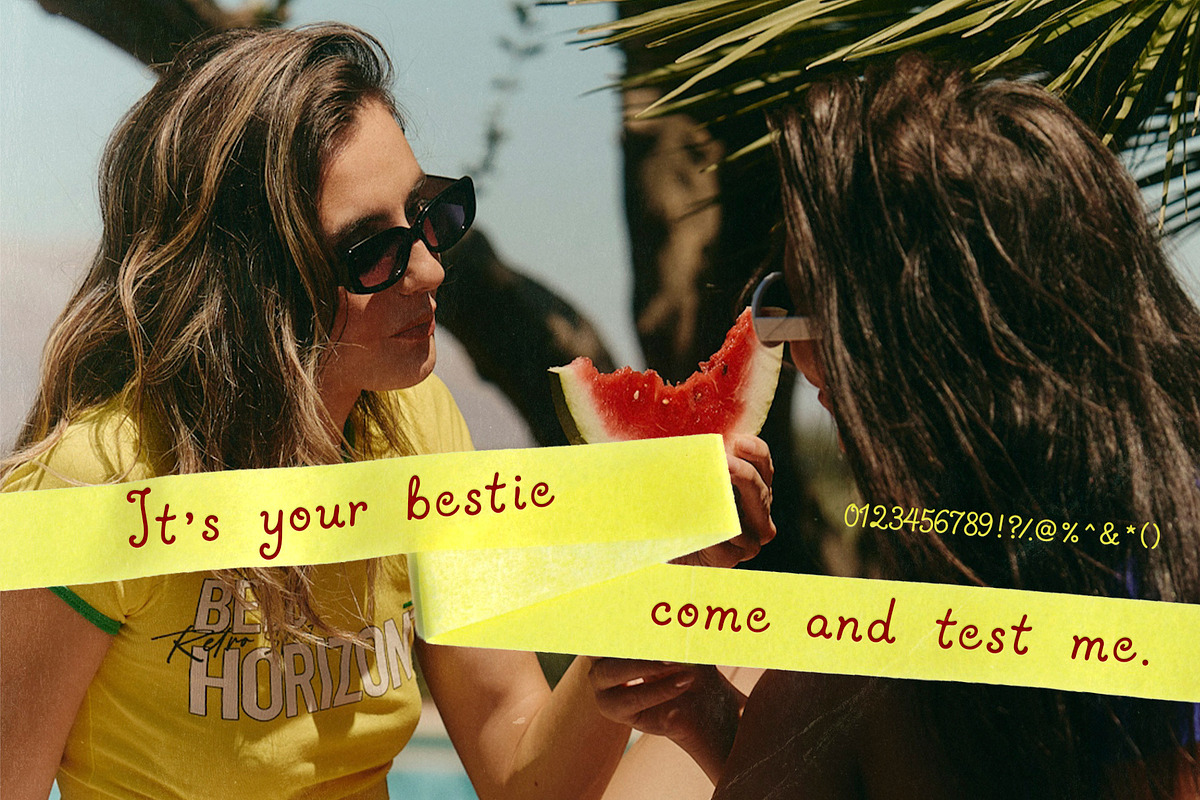 Sixteen Things: Handwritten Font, a Script Font by Mneme (Photo 7 of 8)