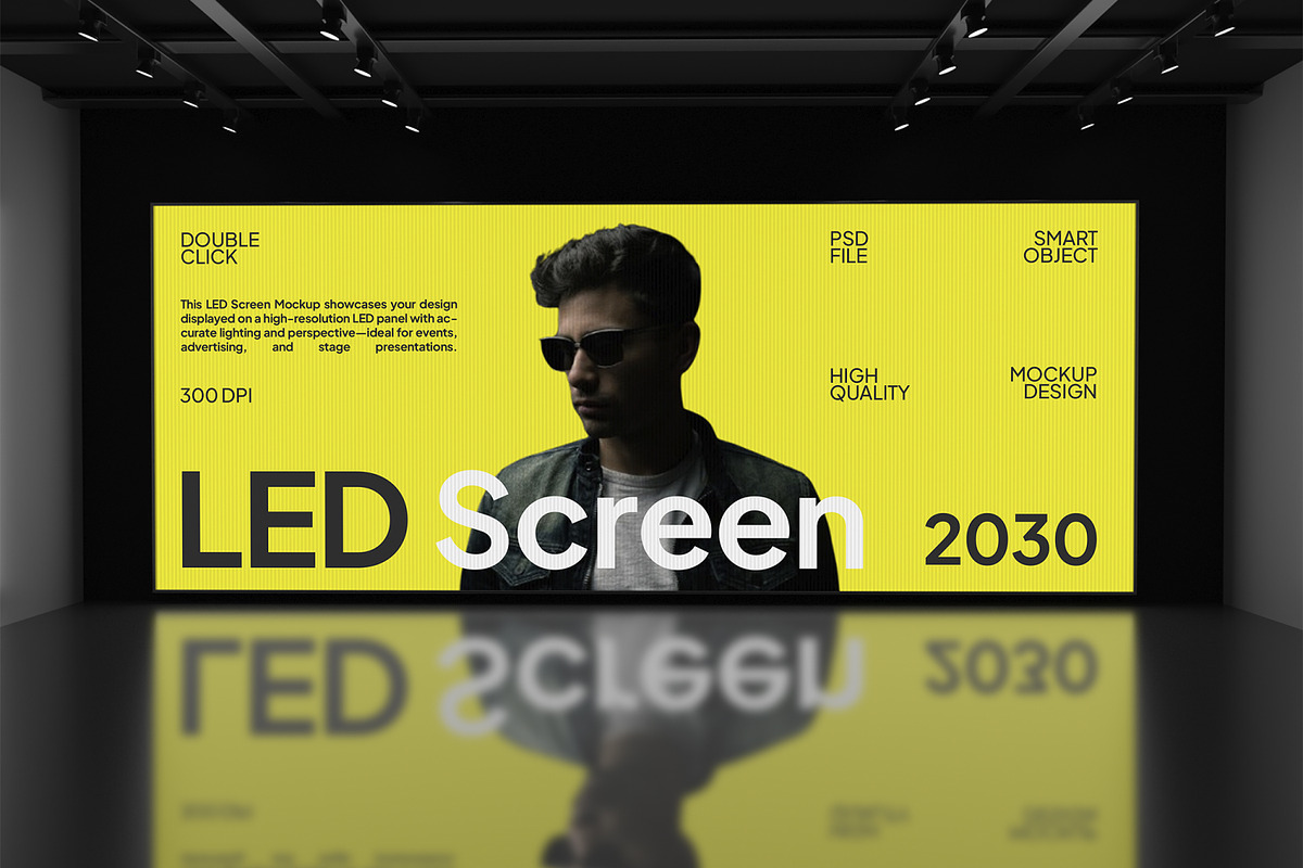 LED Screen Mockup, an Advertising Mockup by Unerispace (Photo 2 of 5)