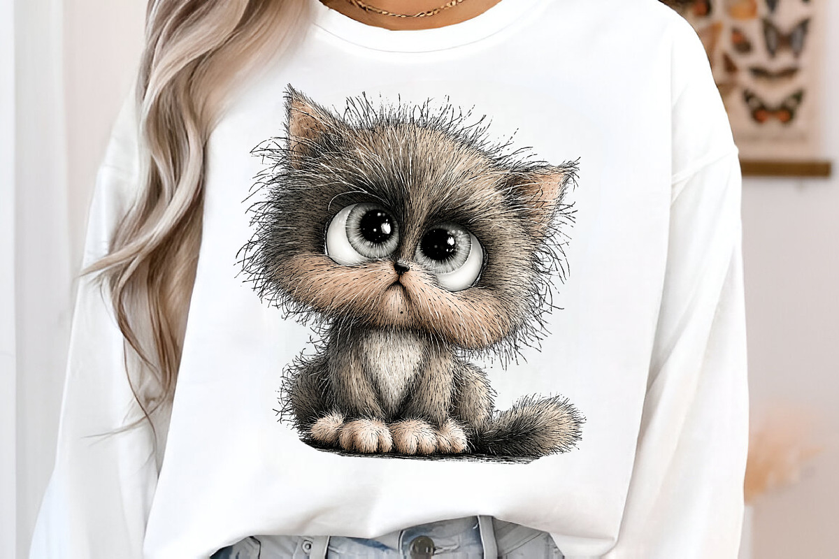 Whimsical Kitten Clipart Bundle, an Illustration by SinaCreation (Photo 3 of 7)