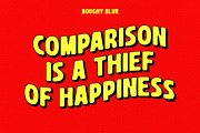 Boughy Blur, a Sans Serif Font by Craft Supply Co. (Thumbnail 2 of 8)