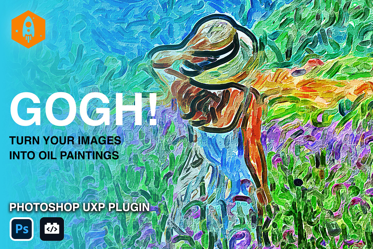GOGH! Oil Painting UXP Plugin, a Plug-in Add-On by DesignRocket (Photo 11 of 11)