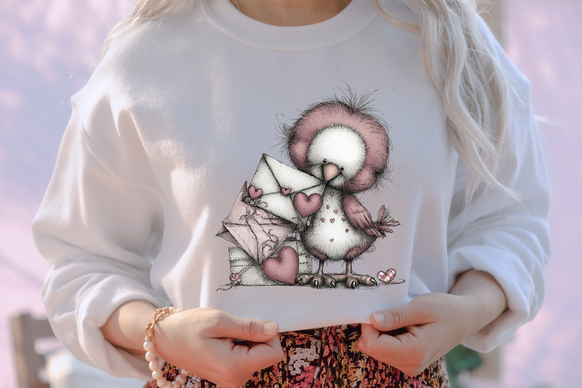 Valentine's Whimsical Animals Clipar, an Illustration by designcity5 (Photo 4 of 5)
