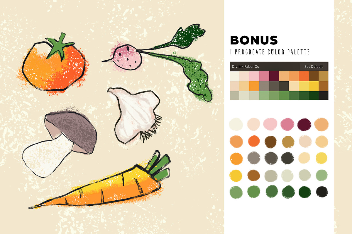 Dry Ink Procreate Brushes preview 6