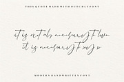 Dutchly - Modern Handwritten, a Script Font by Good Java Studio (Thumbnail 7 of 11)