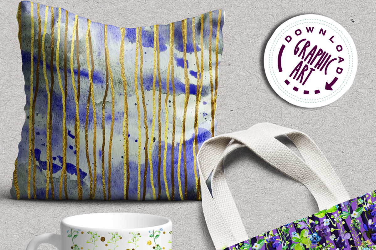 Violets Seamless Pattern, a Pattern Graphic by Download Graphic Art (Photo 4 of 6)