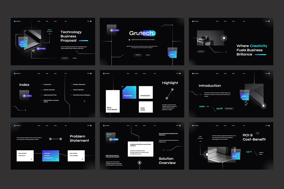 Grutech - Technology Proposal Slides preview 5