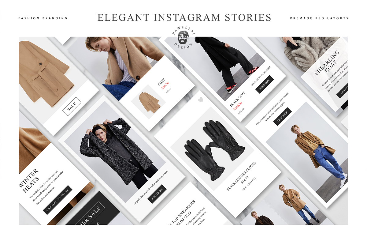 ELEGANT INSTAGRAM STORIES, a Social Media Template by pawellpi (Photo 7 of 26)