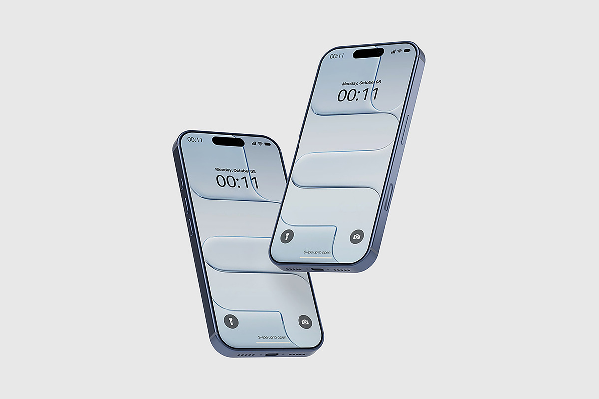 Hight Quality iPhone 17 Pro Mockup, an iPhone Mockup by Difa Design (Photo 3 of 6)