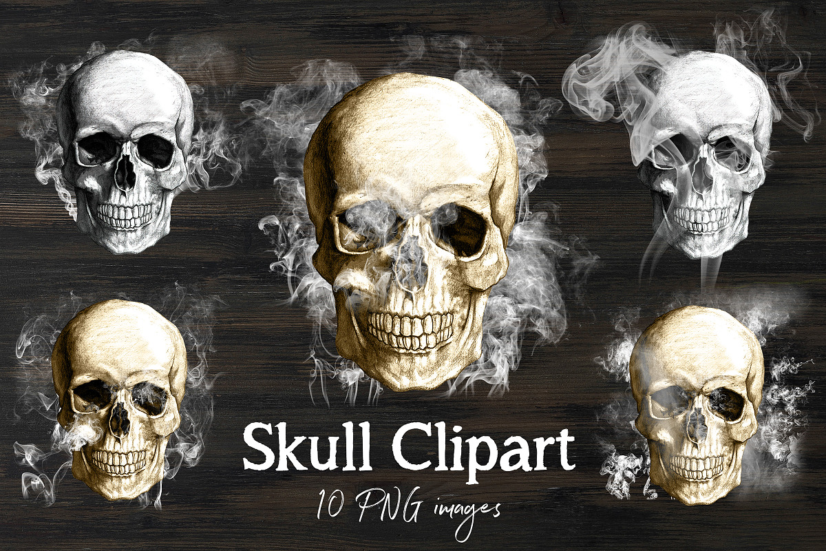 Smoke skull images, a Graphic by Norse Studio (Photo 1 of 3)
