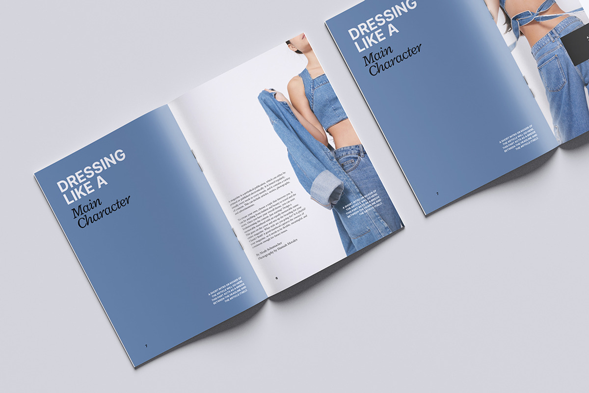 Magazine Brochure Mockup, a Magazine Template by graphicstory (Photo 2 of 4)