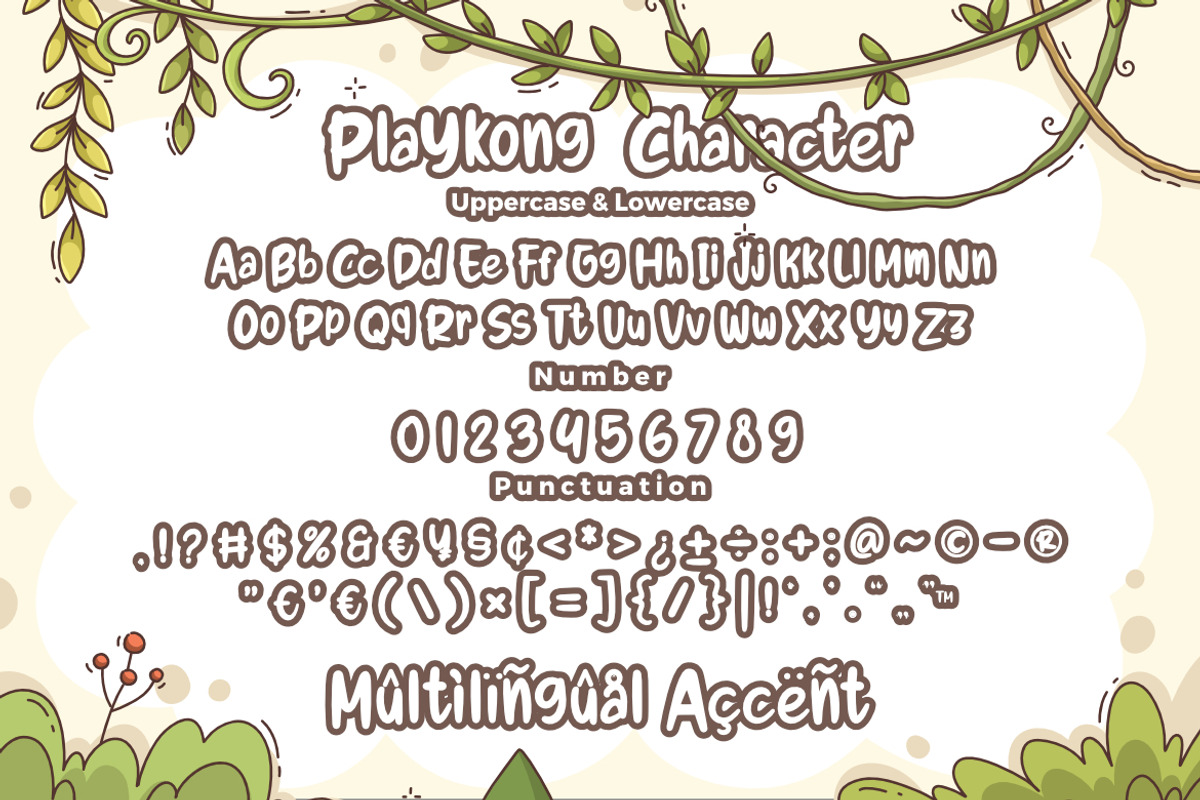 Playkong a Playful Font, a Handwritten Font by Bayuktx (Photo 9 of 11)