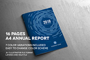 A4 Business Annual Report, a Brochure Template by INTERARTIVITY (Thumbnail 1 of 11)