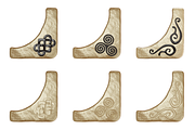 Celtic Gold Book Corner Clipart, an Object Graphic by 3PointsCreative (Thumbnail 2 of 6)