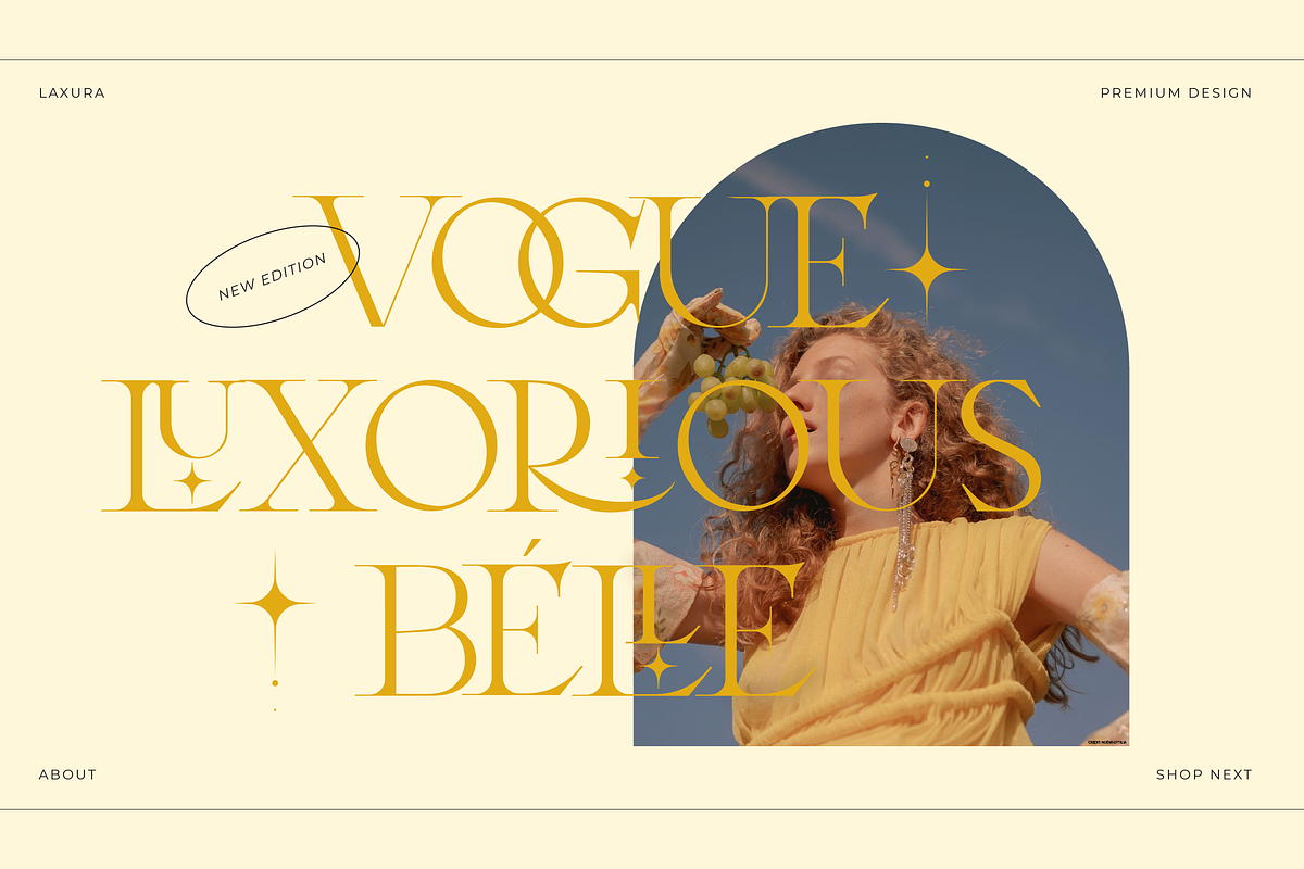 Laxura - Majestic Typeface, a Serif Font by CCS Type (Photo 2 of 28)
