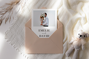 Minimalist Wedding Invitation Card, an Invitation Template by kin9candra (Thumbnail 2 of 9)