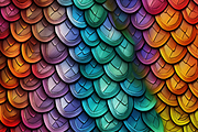 Dragon Scales Pattern, a Pattern Graphic by Printable Treasure (Thumbnail 2 of 6)