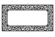 Vintage Ornament Frame Vector Bundle, an Illustration by Creativeshirt (Thumbnail 35 of 51)