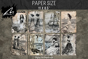 Shabby Chic Victorian Girls Papers, a Person Illustration by Digital Art Mahdiseño (Thumbnail 3 of 9)
