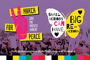 Protest March Graphics and Templates, a Person Illustration by Wingsart Studio (Thumbnail 4 of 10)