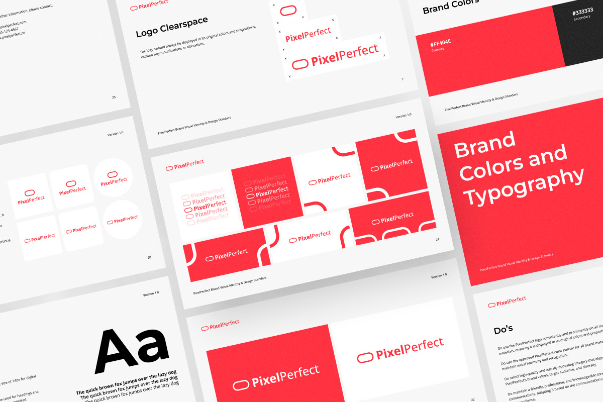 Ai / Brand Guidelines Template, a Presentation Template by Design18th (Photo 9 of 10)