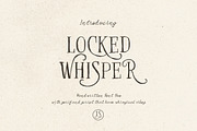 Locked Whisper Organic Handwritten, a Handwritten Font by Letterhend Studio (Thumbnail 1 of 9)
