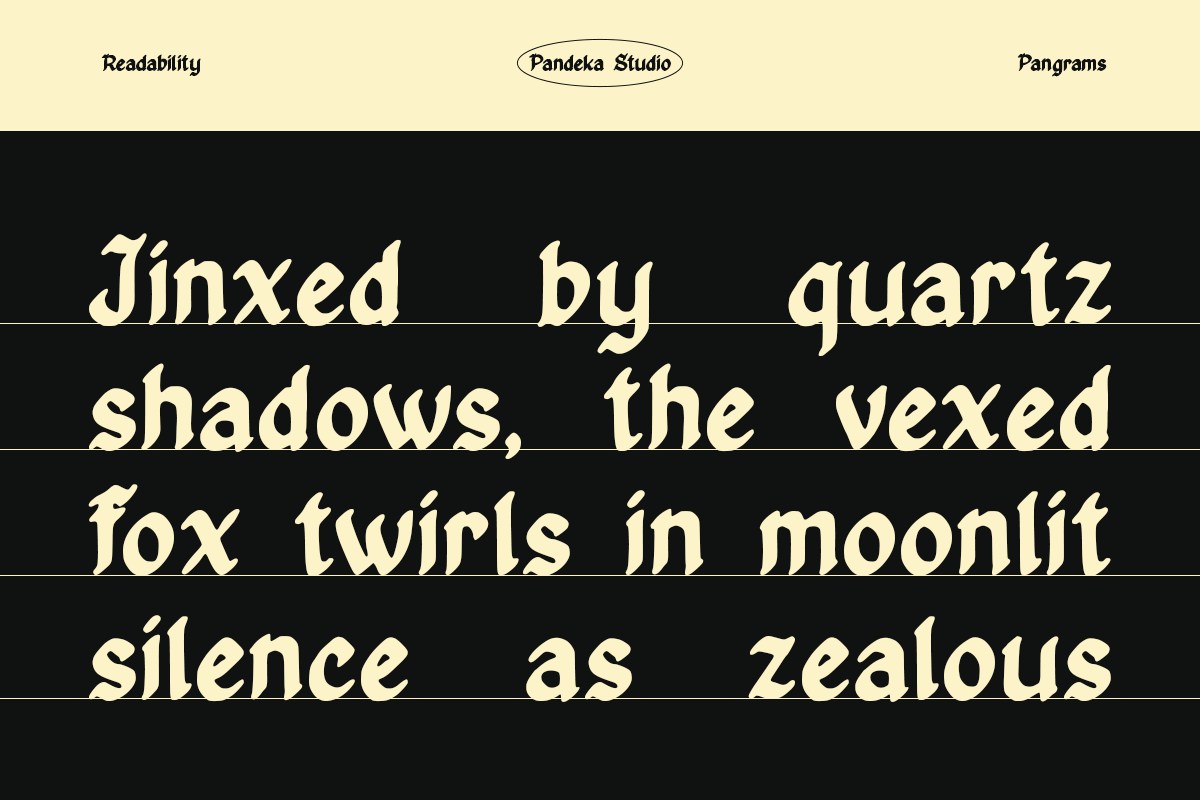 Thorn Ancient - Gothic Fantasy Font, a Blackletter Font by Pandeka Studio (Photo 8 of 9)