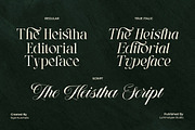 LT The Heistha Editorial - Font Duo, a Script Font by Luminotype (Thumbnail 2 of 17)