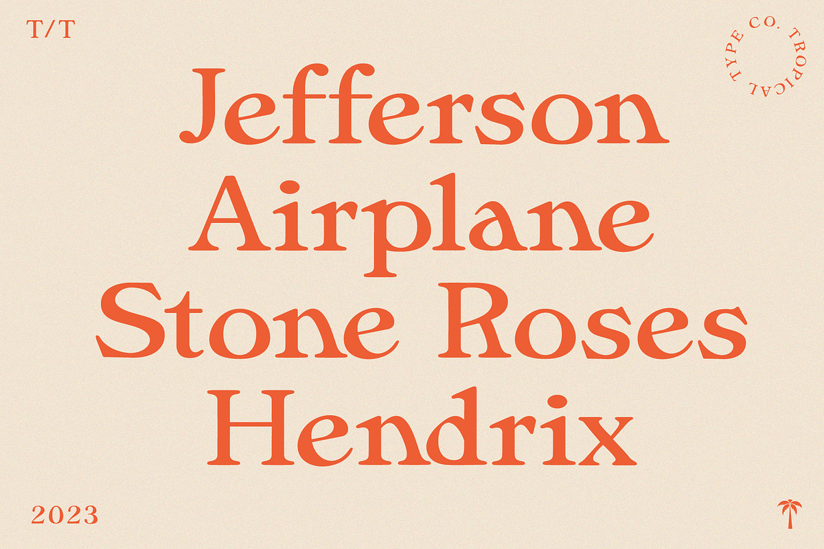 Sunliner Revival Retro Font, a Serif Font by Tropical Type (Photo 2 of 12)