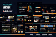 Fashion Brand - PowerPoint Template, a Presentation Template by QR Design Studio (Thumbnail 1 of 3)