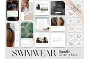 70 Swimwear Store/Shop Posts, a Social Media Template by PatternLab. (Thumbnail 9 of 9)