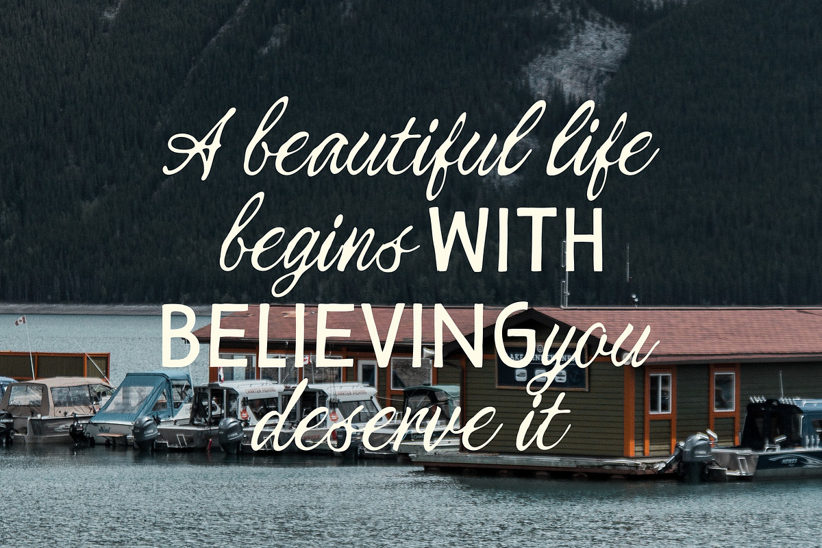 Youth Gradient - Modern Combination, a Script Font by ErgibiStudio (Photo 6 of 10)
