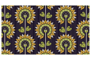 Stylized Floral Motif, a Decorative Illustration by Creative Backgrounds