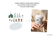 Winter season clipart, a Seasonal Illustration by LyubovZaytseva (Thumbnail 12 of 15)