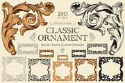 Frames And Borders Ornate Vintage, a Decorative Illustration by Samira (Thumbnail 1 of 6)