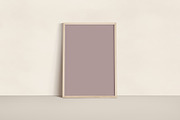 Portrait Wood Frame Leaning Mockup, a Household Mockup by OakstoneCreative (Thumbnail 3 of 5)