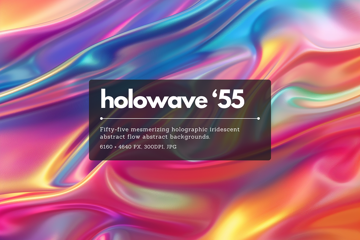 55 holographic iridescent background, a Background Graphic by Kat Anti (Photo 1 of 8)