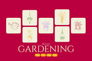 Gardening Vector Illustrations, a Decorative Illustration by Rasgood (Thumbnail 6 of 11)
