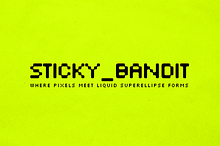 Sticky Bandit Font