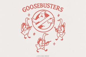Goosebusters PNG T-Shirt Design, an Illustration by SharpMarketplace