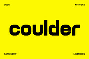 Coulder – Clean Creative Font, a Sans Serif Font by Artiveko (Thumbnail 1 of 8)